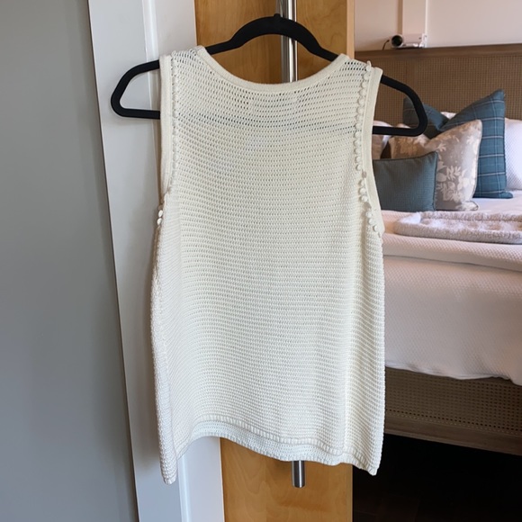 Loft knit sweater tank with bead details - Picture 3 of 6